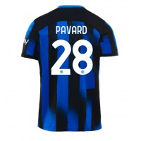 Stroje piłkarskie Inter Milan Benjamin Pavard #28 Koszulka Podstawowej 2023-24 Krótki Rękaw